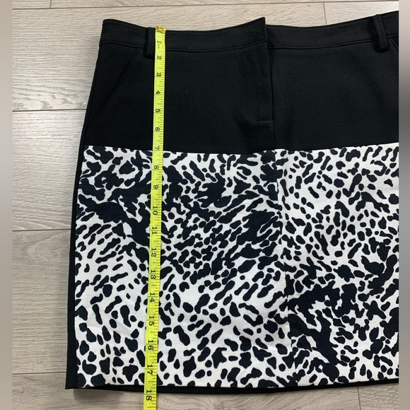 Tibi Black & White Trouser Mini Skirt - Picture 9 of 9